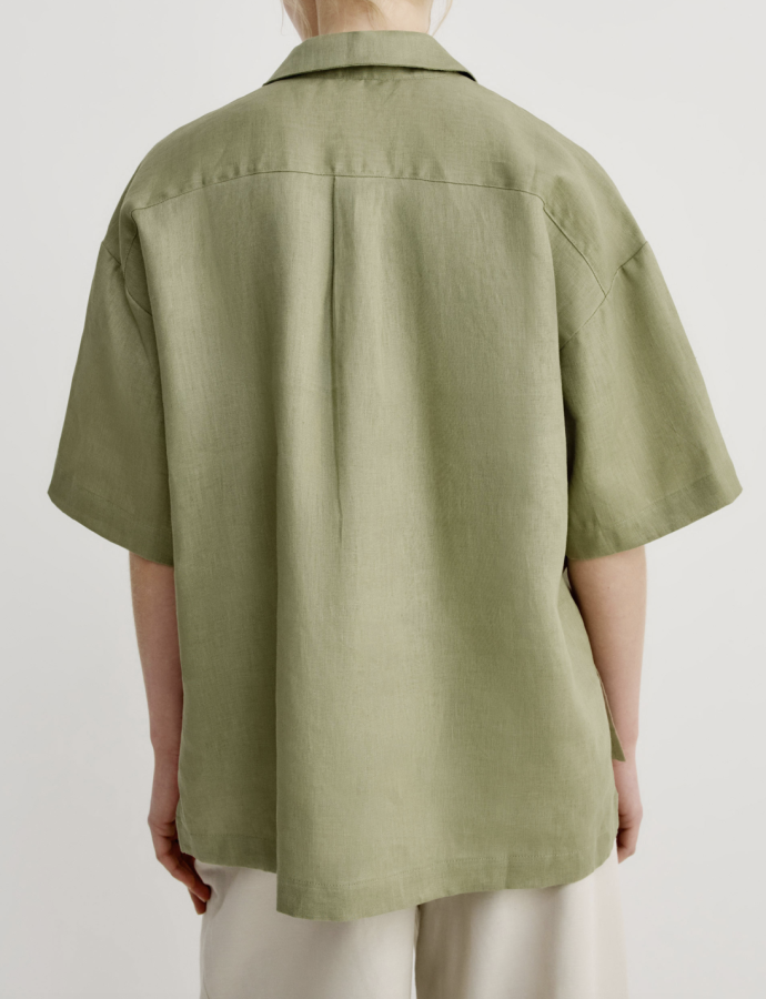 SL6806010504 Վերնաշապիկ կիսաթև  Linen